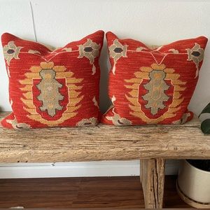 Southwestern handwoven pillows